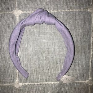 Linen Large Knot Headband NWT Mauve color